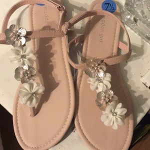 Madden Girl pink nude sandals